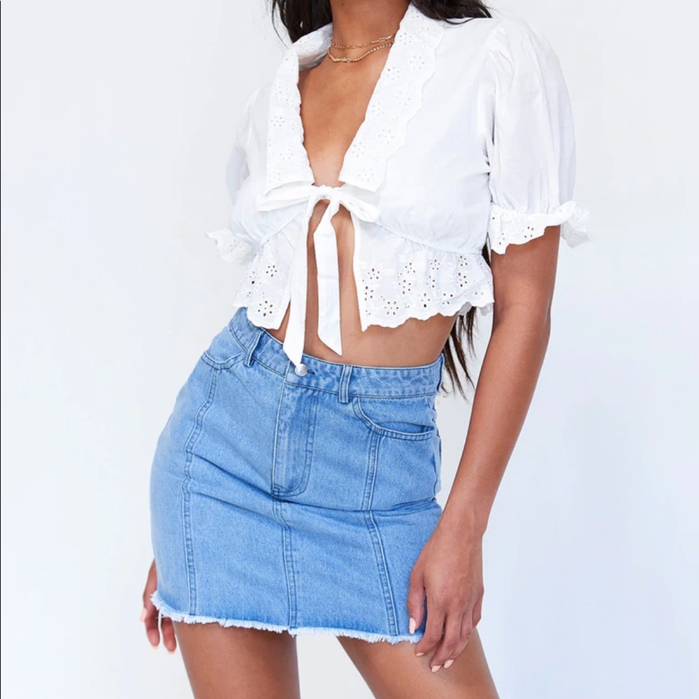 Princess polly denim skirt